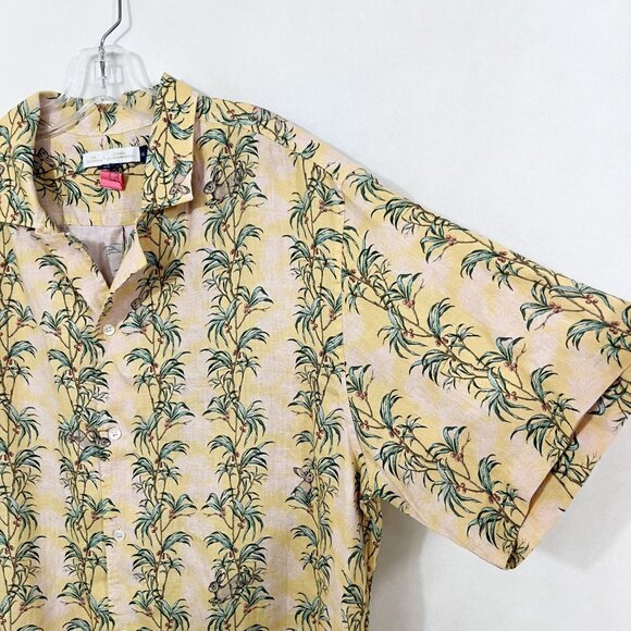 Jim Thompson x Pichaya Artists in Residence Relax Linen Camp Shirt Mens Size XL - Picture 3 of 7